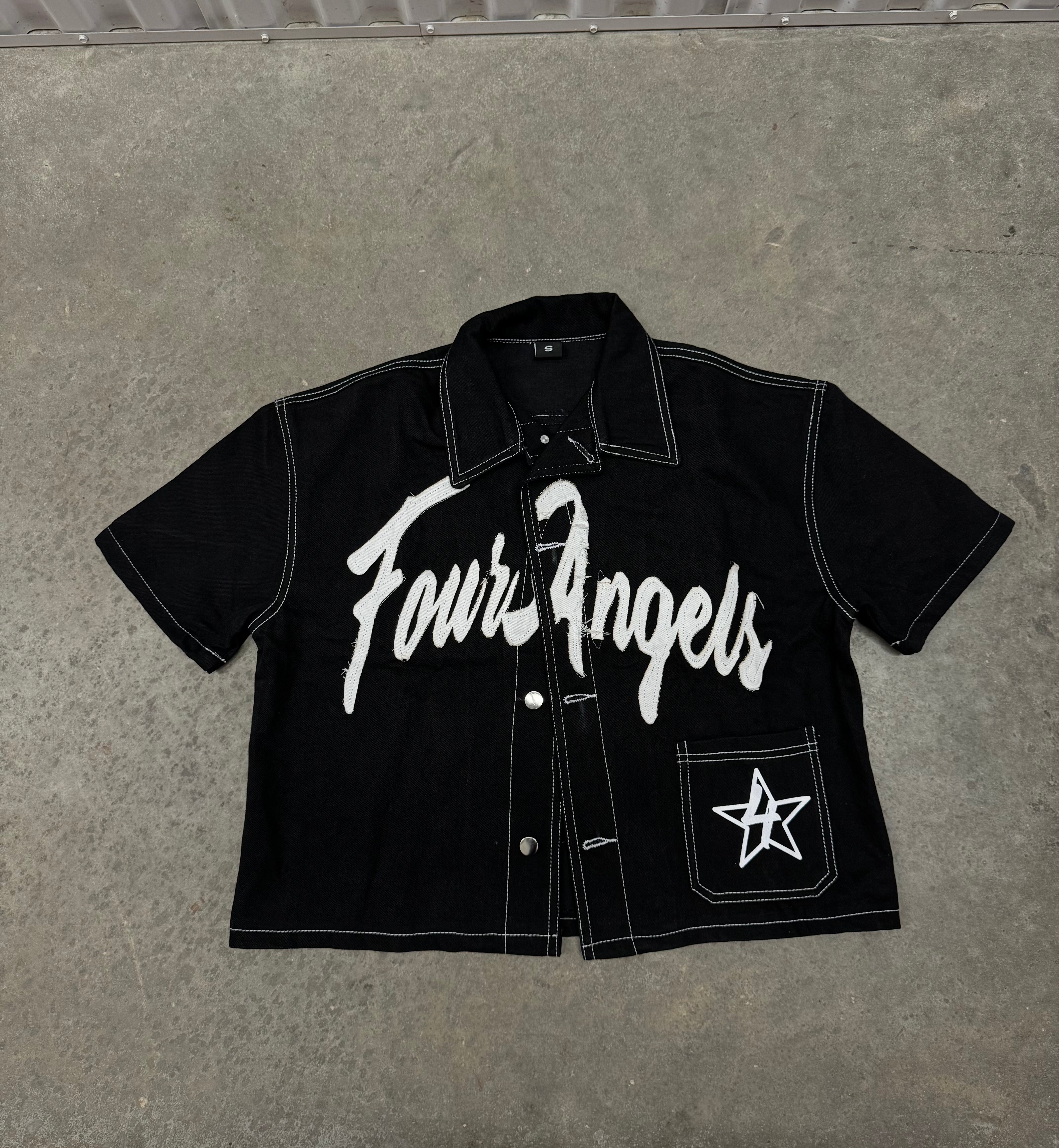 Denim Work Shirt - Black