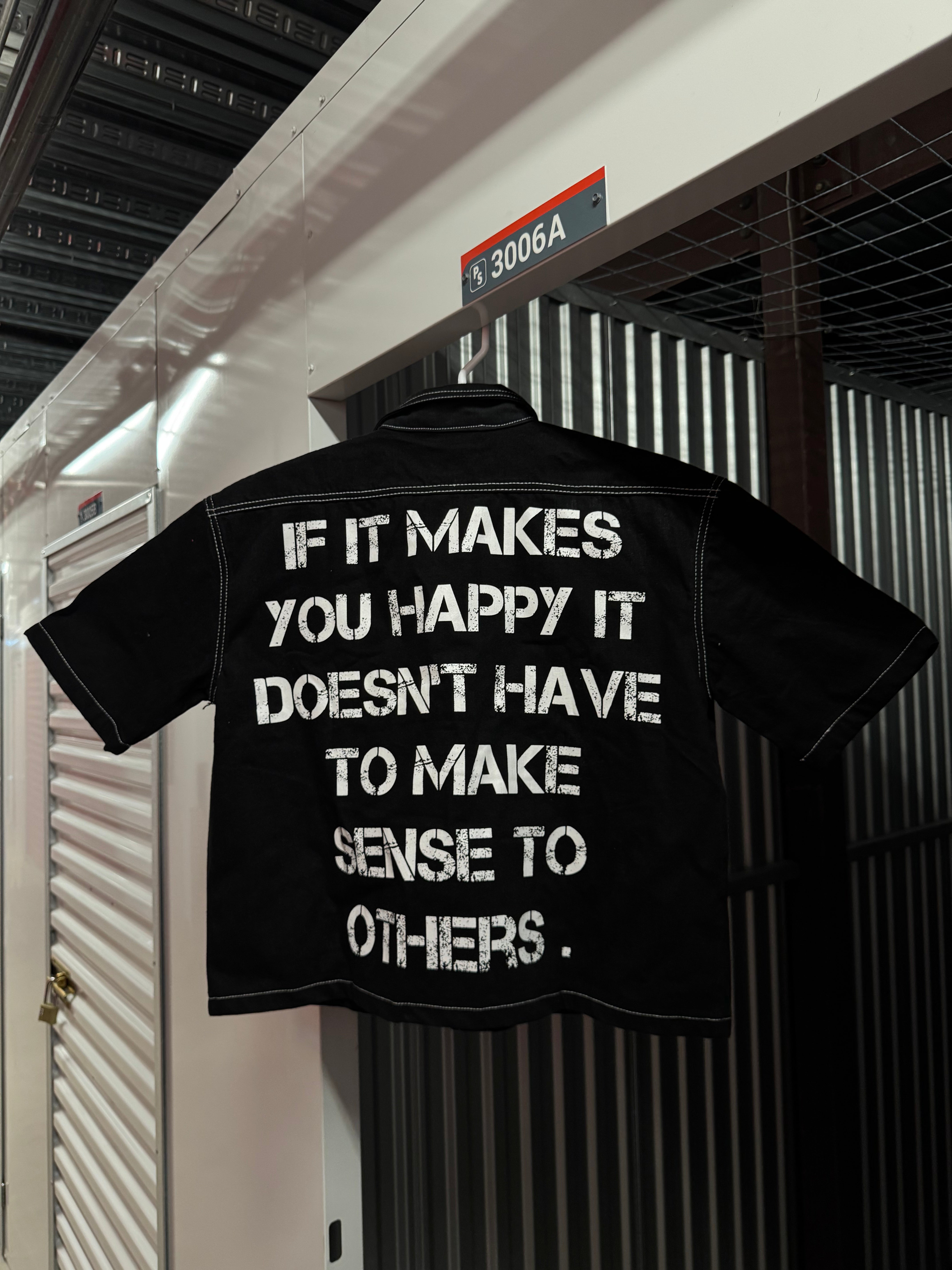 Denim Work Shirt - Black