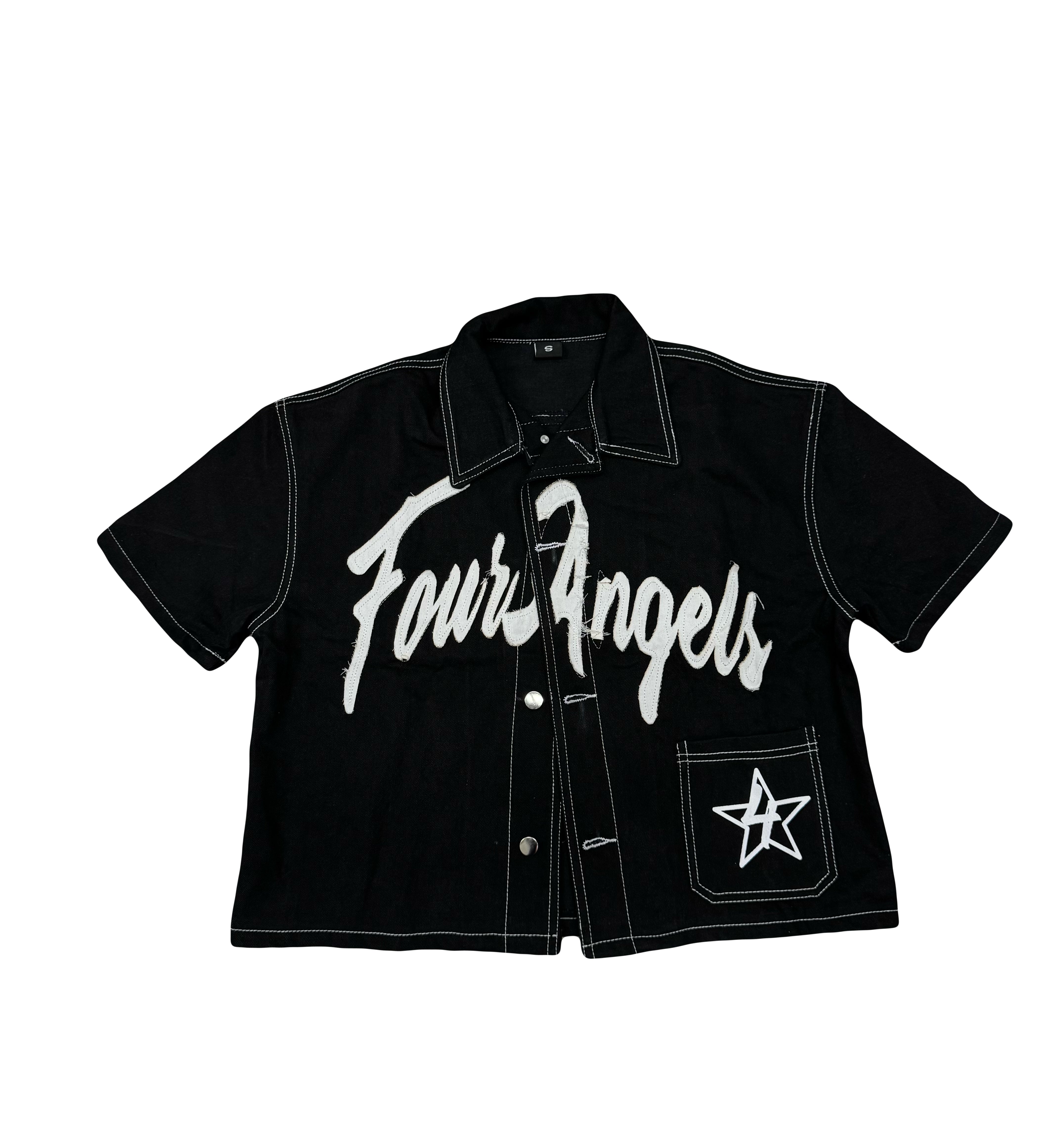 Denim Work Shirt - Black